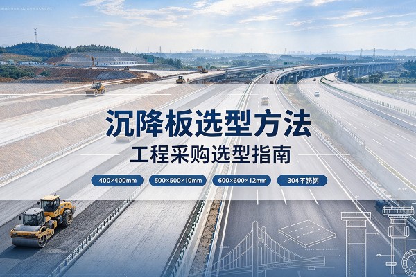 靖西沉降板选择方法